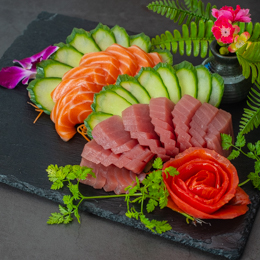 Mixte saumon, thon